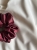 Gumka do włosów - bordowa scrunchie - BoMoye