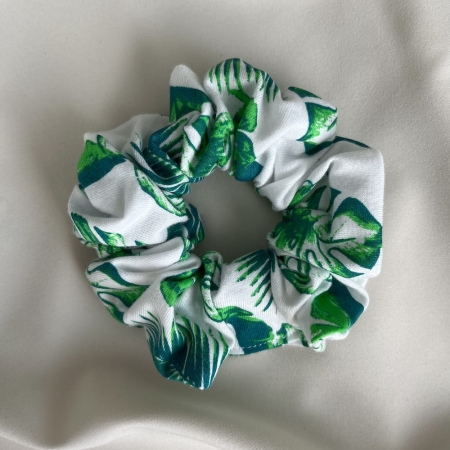 gumka do włosów w roślinne wzory