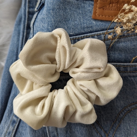 kremowa gumka do włosów grubych BoMoye