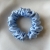 Mini scrunchie jedwabna BŁĘKITNA - BoMoye