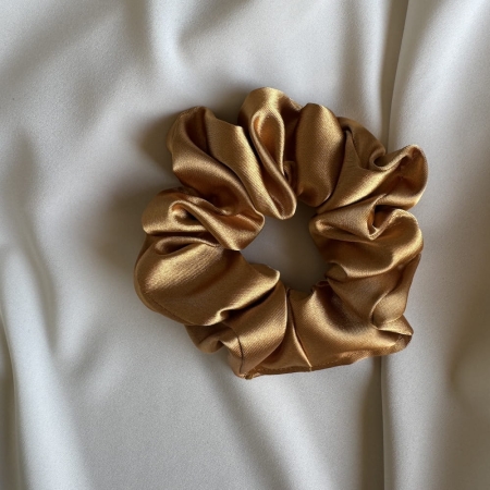 Złota gumka do włosów GOLDEN