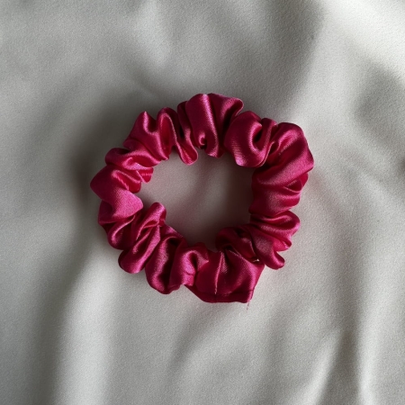 Mini gumka do włosów w kolorze fuksji