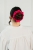 różowa gumka do włosów z bawełny, bawełniana scrunchie
