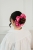 xxl scrunchie, różowa frotka do włosów mega