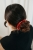 scrunchie do włosów w groszki