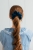 granatowa scrunchie frotka do wlosow welur